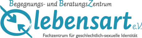 Logo: Begegnungs‐ und Beratungs‐Zentrum „lebensart“ e. V. – Fachzentrum für geschlechtlich‐sexuelle Identität